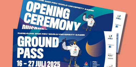 Grafik mit Tickets für die World University Games